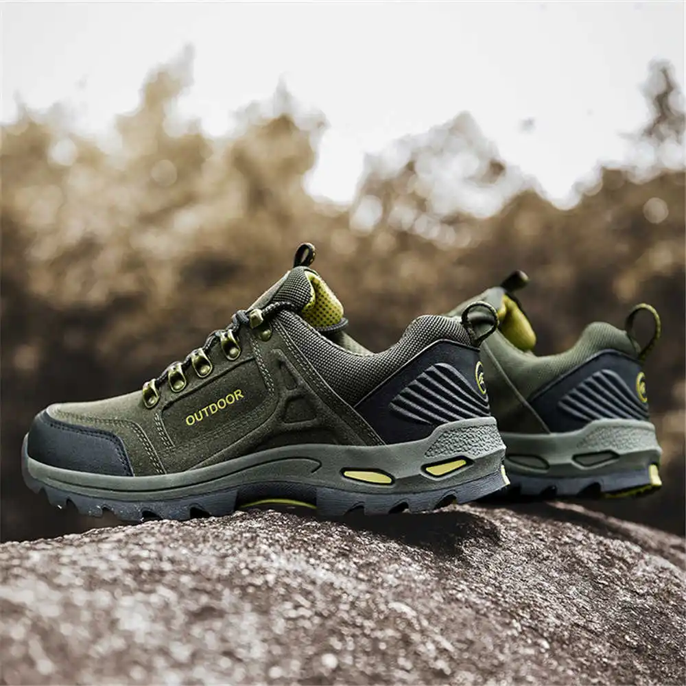 Home Gym Outdoor Ideas - Non-SLIP Lace Up เดินป่าเทนนิสสําหรับชายเทรนเนอร์สําหรับชาย Mountain รองเท้ารองเท้าผ้าใบกีฬาแฟชั่น-Man