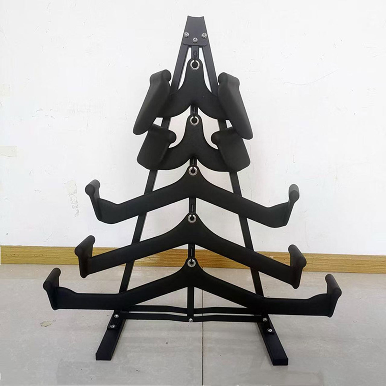 Home Gym Rack With Cables - ที่แขวนอุปกรณ์ออกกำลังกายแบบ Lat Pull Down พร้อมตะขอ 8
