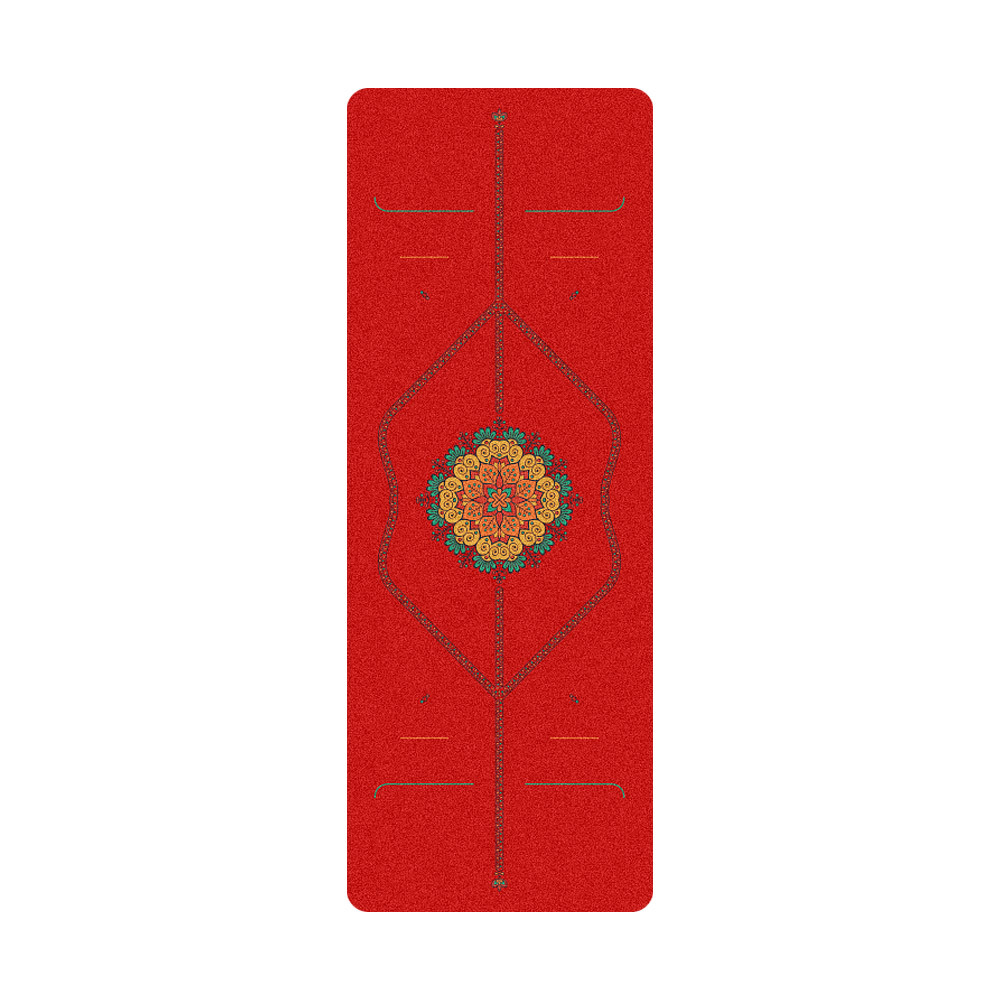 Home Gym Yoga Mat - ZEN Rhyme เสื่อโยคะยางธรรมชาติ PU ฝ้าดูดซับเหงื่อออกกำลังกายในบ้านออกกำลังกายยิมออกกำลังกายยิมนาสติก