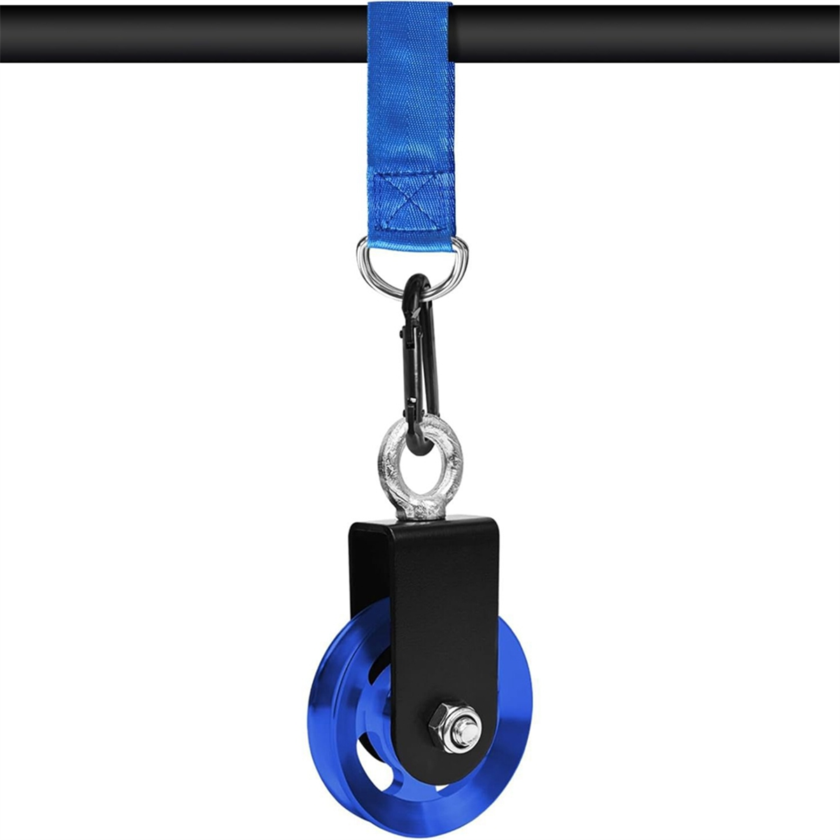Home Gym Diy - AT59 สายรอก Swing STRAP Carabiner,90 มม.ล้อ