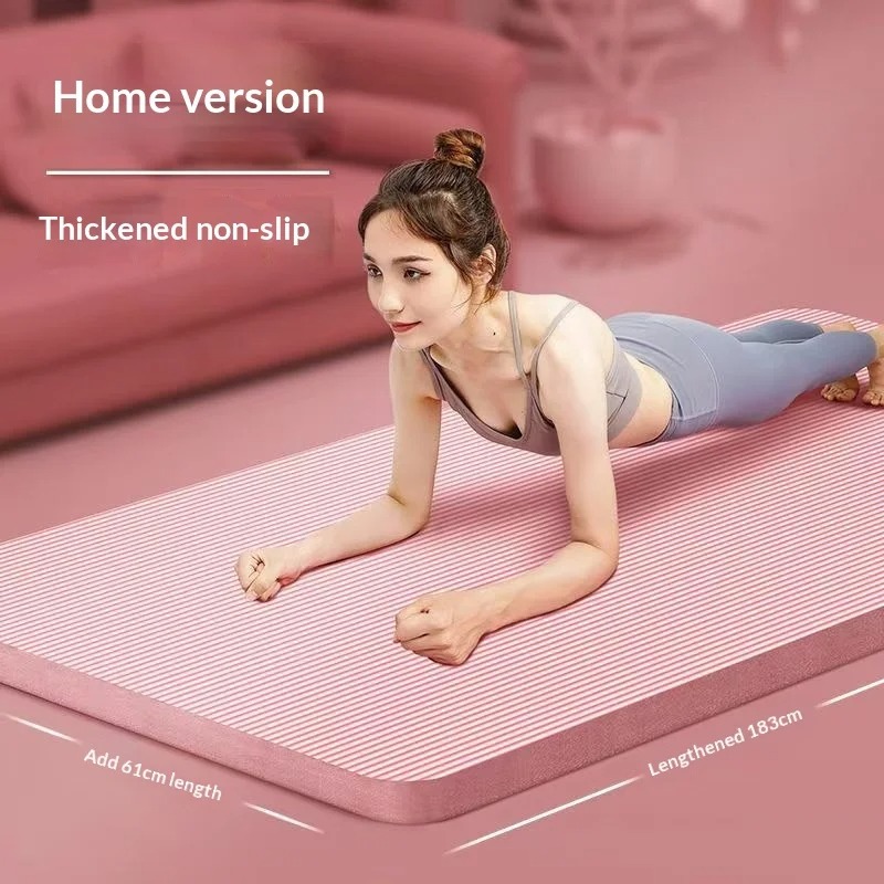 เสื่อโยคะหนาพิเศษ กันลื่น ซับแ - Home Gym Yoga Mat บทวิจารณ์และราคา