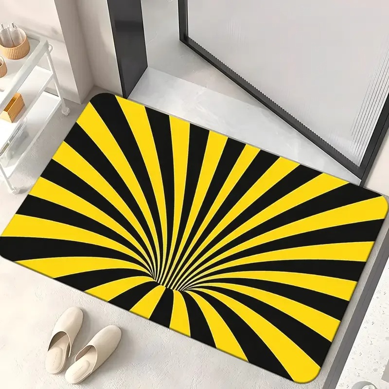 พรมเช็ดเท้า 3 มิติ ลายภาพลวงตา - Home Gym Yoga Mat บทวิจารณ์และราคา