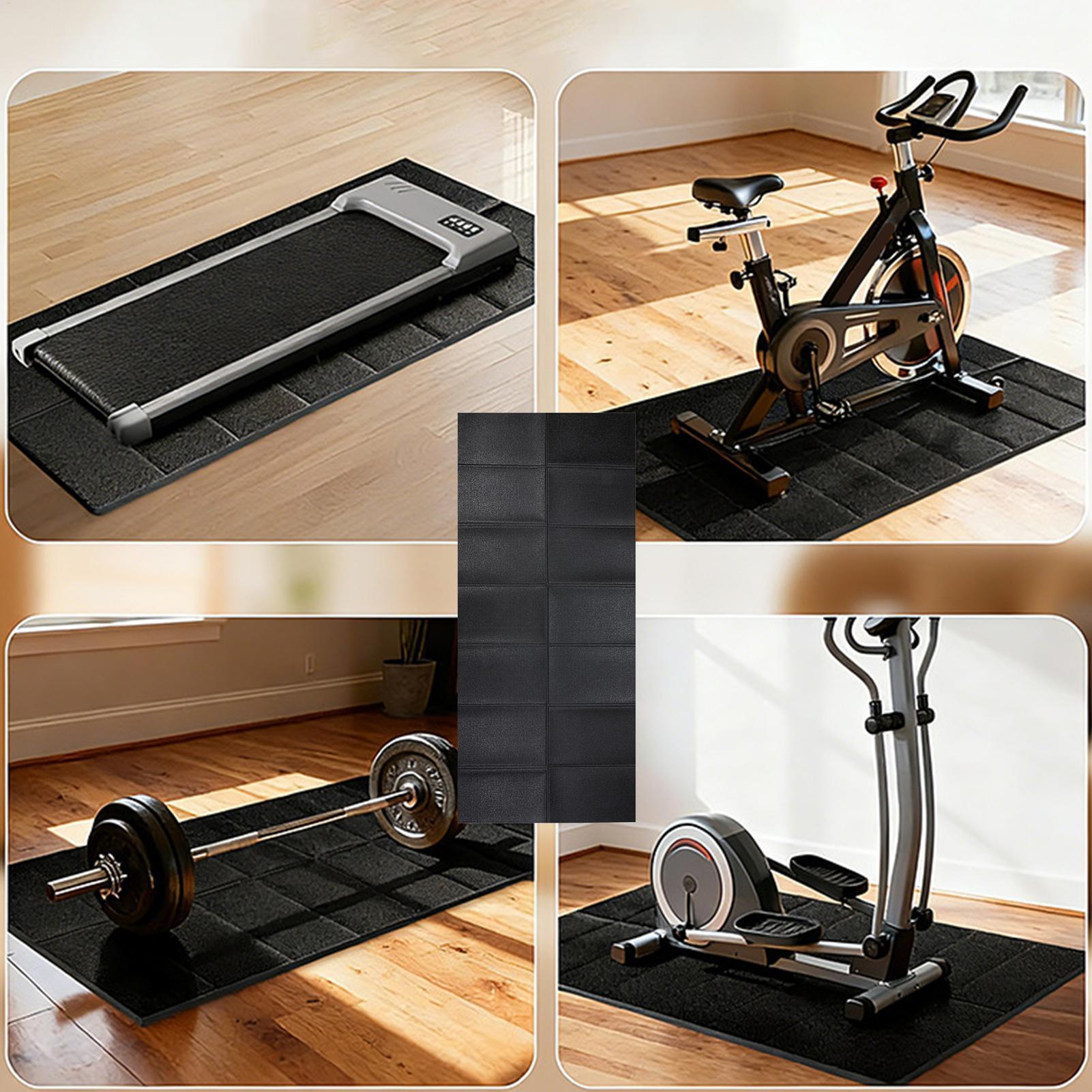แผ่นรองพื้นลู่วิ่งไฟฟ้า ดูดซับ - Home Gym Yoga Mat บทวิจารณ์และราคา