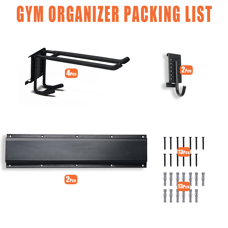ชั้นเก็บอุปกรณ์เสริมยิมติดผนัง - Home Gym Rack With Cables บทวิจารณ์และราคา