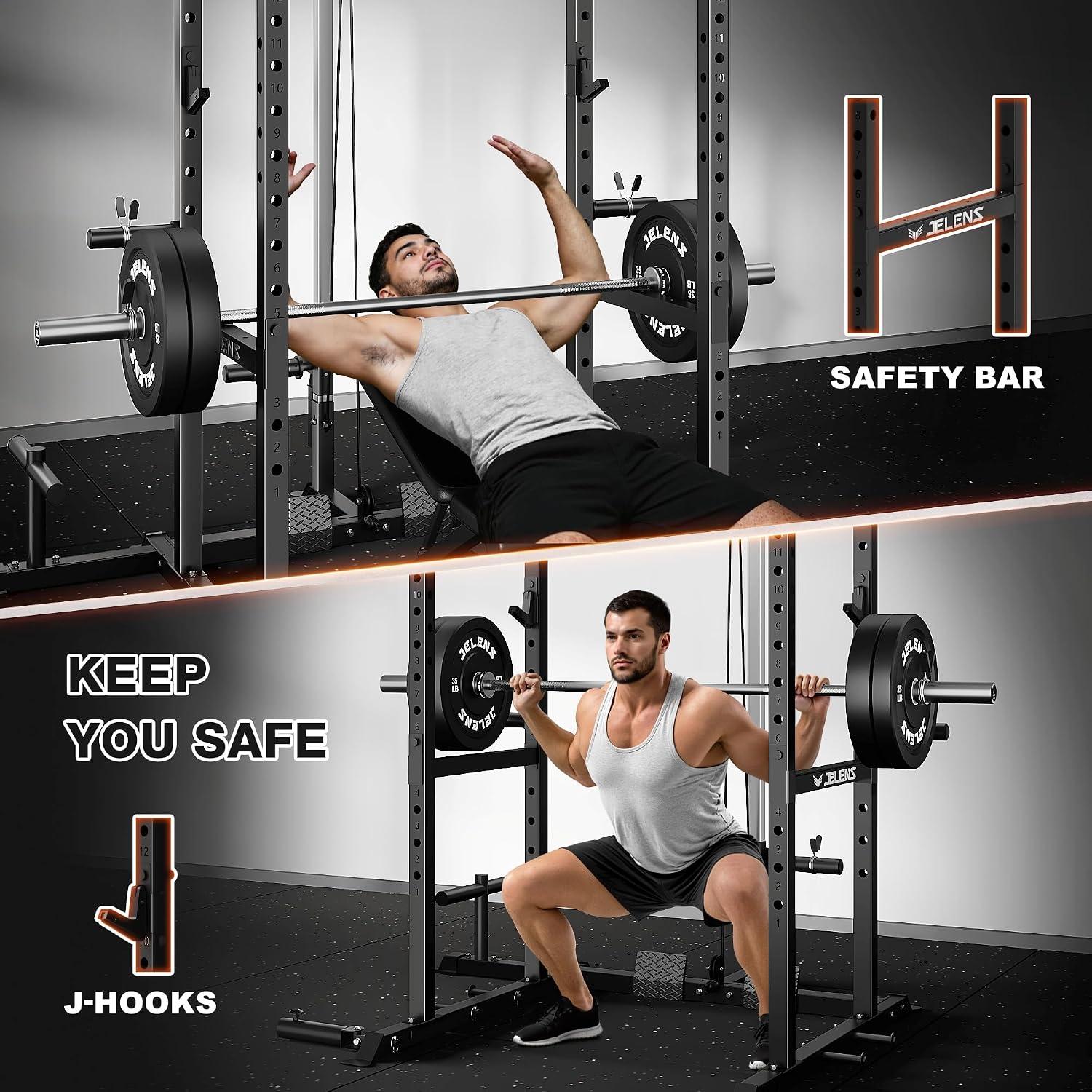 แร็คออกกำลังกายอเนกประสงค์พร้อ - Home Gym Rack With Cables บทวิจารณ์และราคา