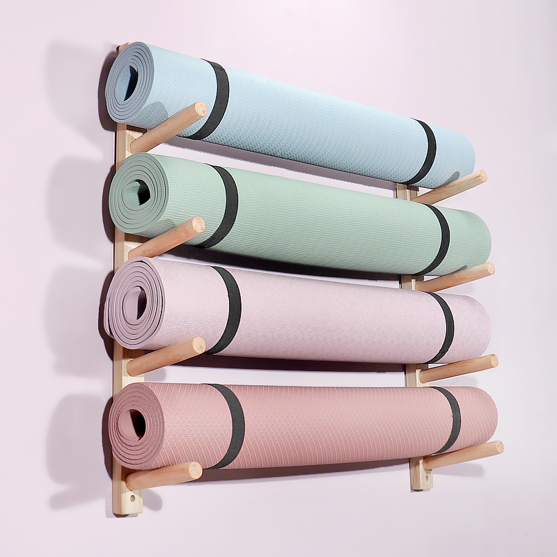 ที่แขวนเสื่อโยคะไม้ติดผนัง - ช - Home Gym Yoga Mat บทวิจารณ์และราคา