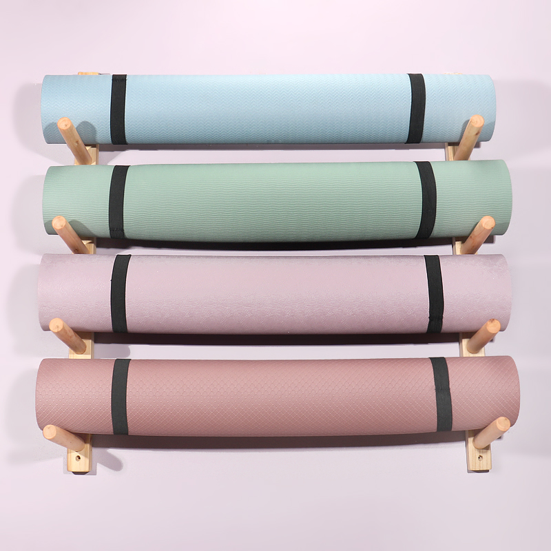 ที่แขวนเสื่อโยคะไม้ติดผนัง - ช - Home Gym Yoga Mat บทวิจารณ์และราคา