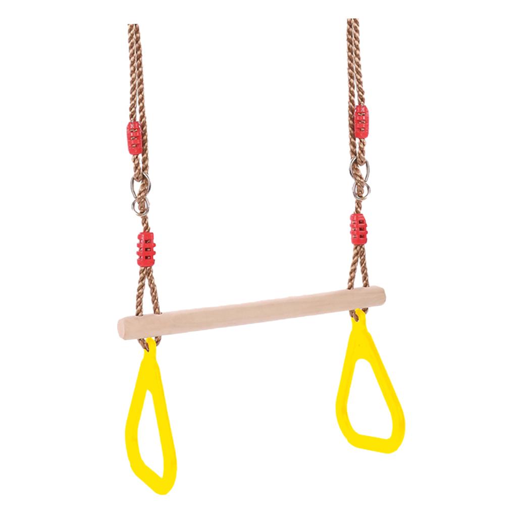 ชุดชิงช้าสำหรับเล่นในร่มและกลา - Gymnastic Rings Wooden บทวิจารณ์และราคา