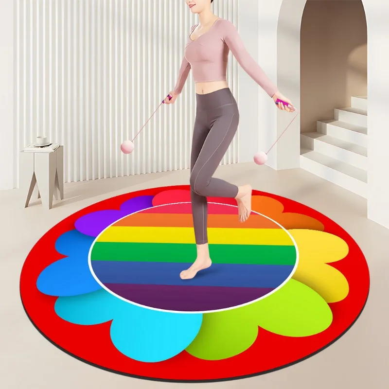 เสื่อออกกำลังกายเรนโบว์สไปรัล  - Home Gym Diy บทวิจารณ์และราคา