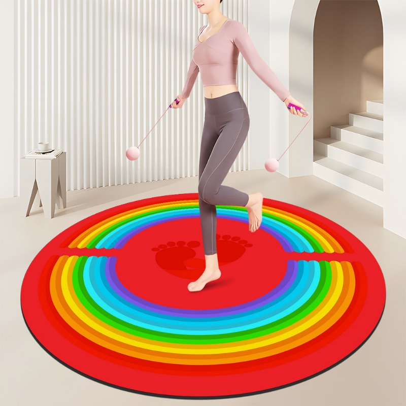 เสื่อออกกำลังกายเรนโบว์สไปรัล  - Home Gym Diy บทวิจารณ์และราคา