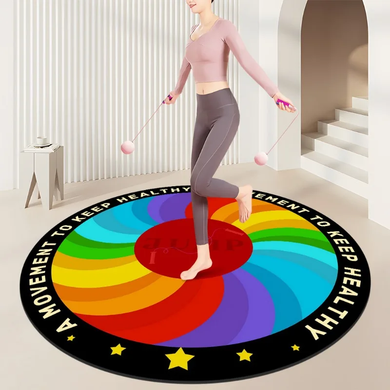 เสื่อออกกำลังกายเรนโบว์สไปรัล  - Home Gym Diy บทวิจารณ์และราคา