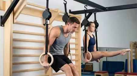 ห่วงออกกำลังกายไม้เบิร์ช รับน้ - Gymnastic Rings Wooden บทวิจารณ์และราคา
