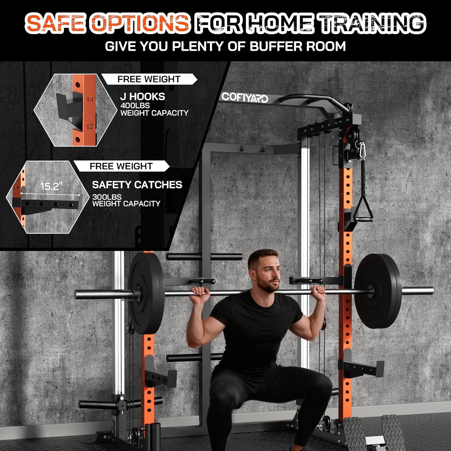 เพาเวอร์เคจ, เพาเวอร์แร็คพร้อม - Home Gym Rack With Cables บทวิจารณ์และราคา