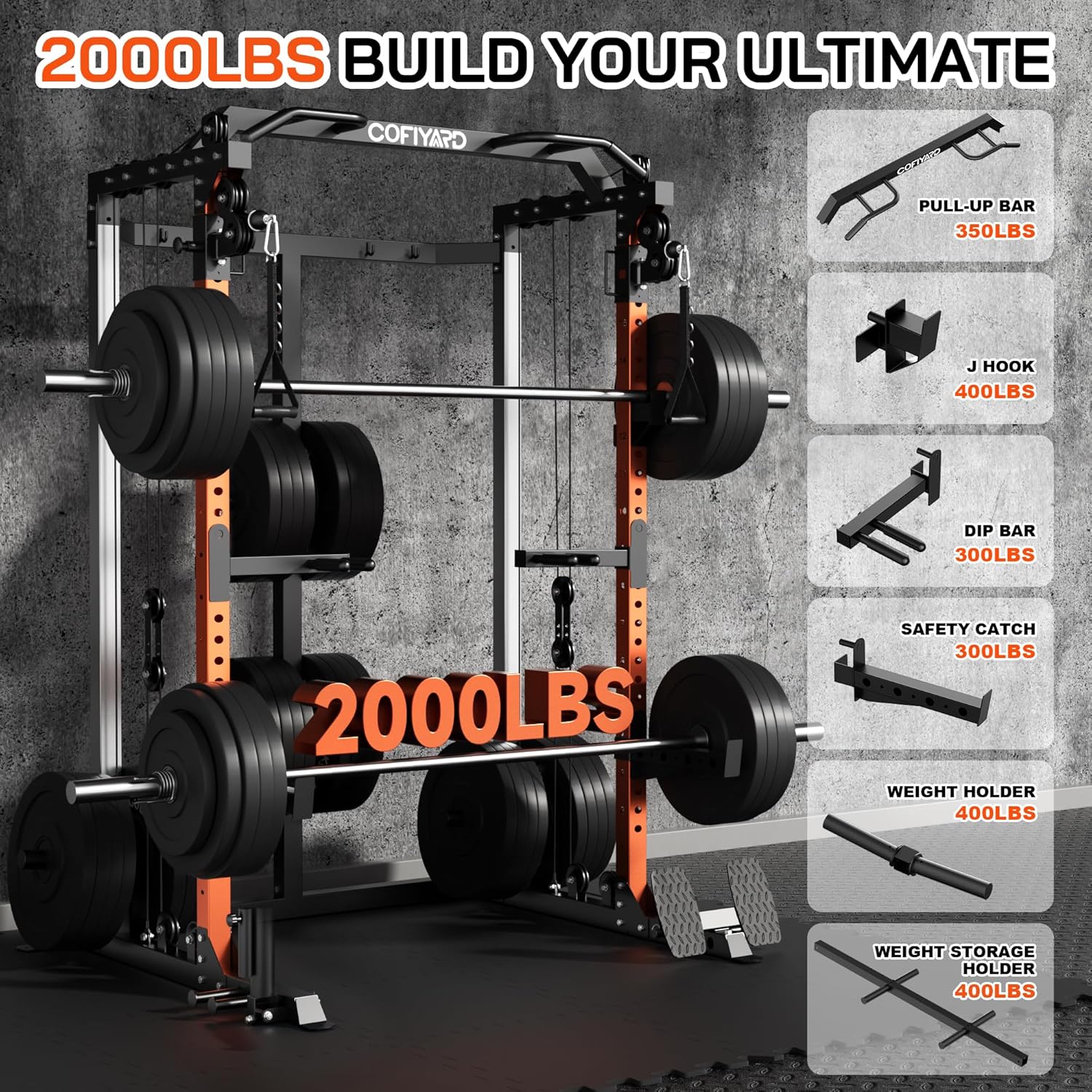เพาเวอร์เคจ, เพาเวอร์แร็คพร้อม - Home Gym Rack With Cables บทวิจารณ์และราคา