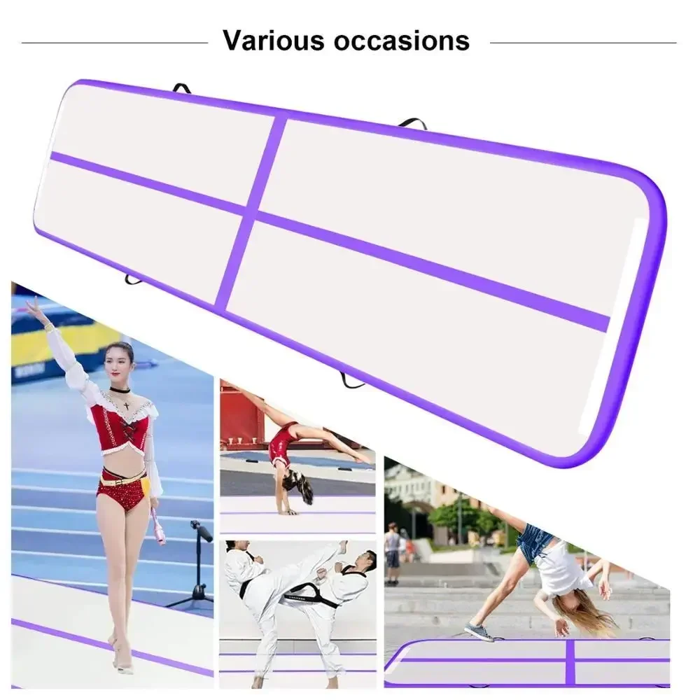 4 เมตรทนทาน Inflatable ยิมนาสต - Home Gym Yoga Mat บทวิจารณ์และราคา