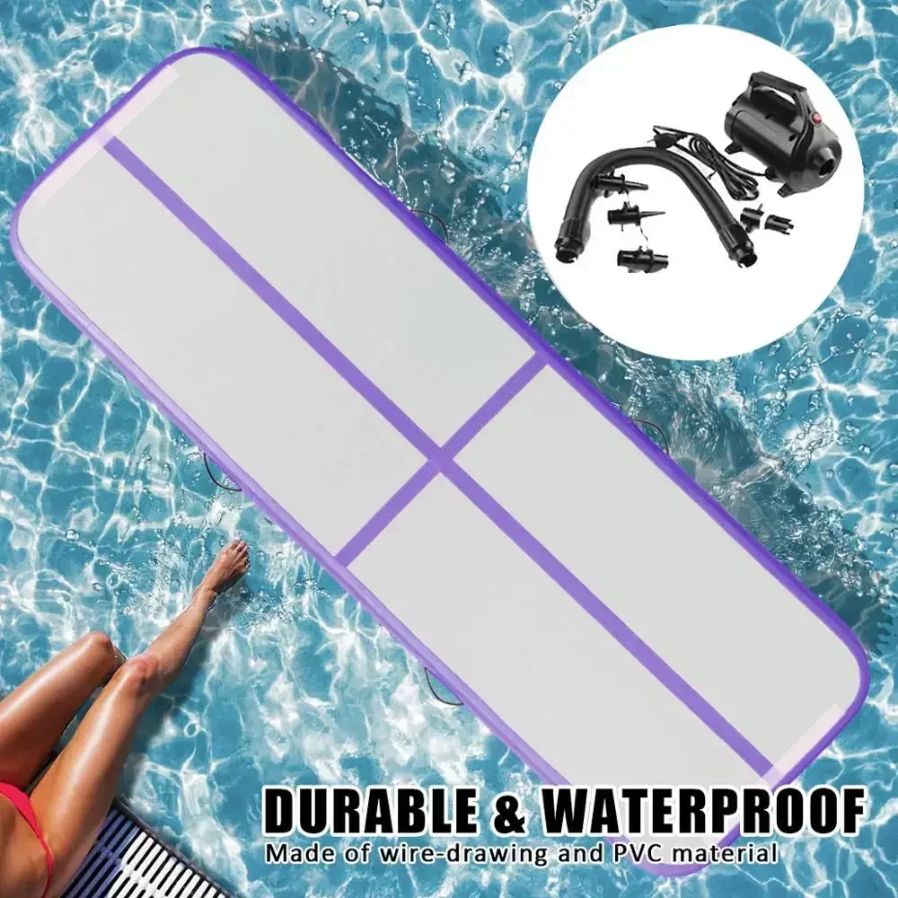 4 เมตรทนทาน Inflatable ยิมนาสต - Home Gym Yoga Mat บทวิจารณ์และราคา