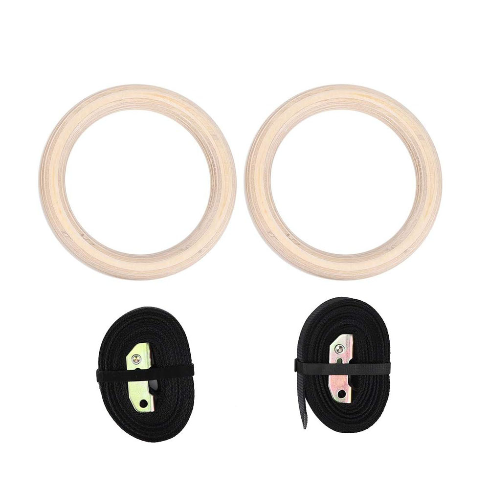 ห่วงยิมนาสติกสำหรับฝึกออกกำลัง - Gymnastic Rings Wooden บทวิจารณ์และราคา