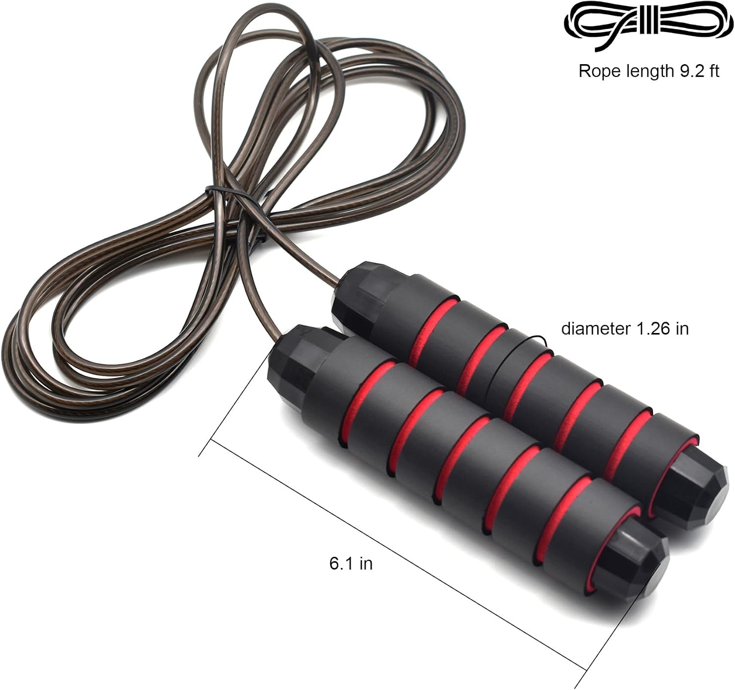 เชือกกระโดดปรับระดับได้ ทำจากล - Jump Rope Bearing บทวิจารณ์และราคา