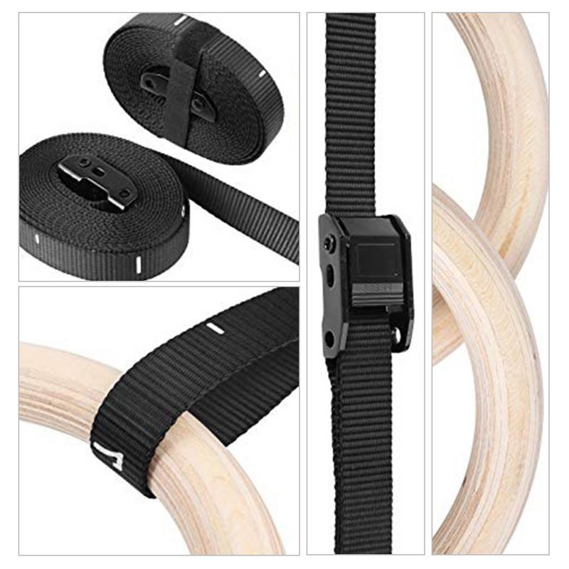 1 ชิ้นไม้เบิร์ชแหวนยิมนาสติกดึ - Gymnastic Rings Wooden บทวิจารณ์และราคา