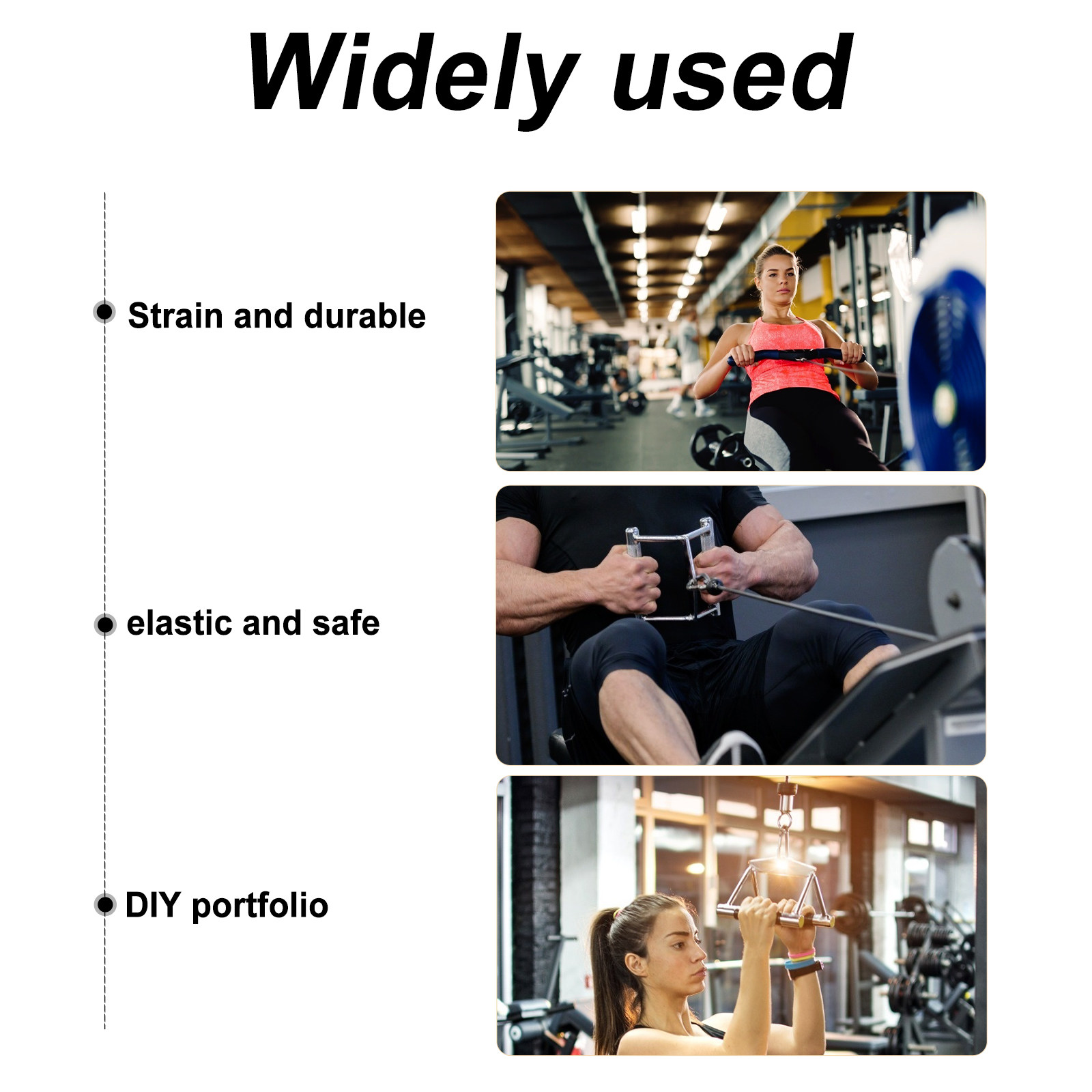 ชุดอุปกรณ์สายเคเบิลเหล็กปรับระ - Home Gym Diy บทวิจารณ์และราคา